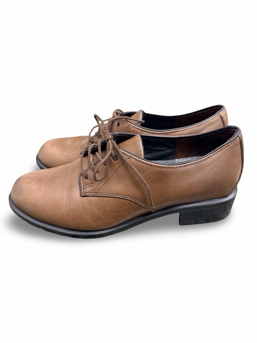 SAS San Antonio Shoemakers Men's Annex Brown Leather Lace Up Oxfords Size 8.5
